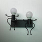 Modern Style Night Light Little People Two Lights Metal Sconce Light for Corridor Stair Clearhalo 'Night Lights' 'Wall Lights' Lighting' 26532