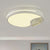 Drum Acrylic Ceiling Light Minimalist Gray LED Flush Mounted Light for Bedroom, 19.5"/31" Wide White Clearhalo 'Ceiling Lights' 'Close To Ceiling Lights' 'Close to ceiling' 'Flush mount' Lighting' 266626