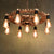 Industrial Pendant Chandelier 9 Heads Iron Gear Pendant Light Fixtures for Restaurant Kitchen Table Bronze Clearhalo 'Cast Iron' 'Ceiling Lights' 'Chandeliers' 'Industrial Chandeliers' 'Industrial' 'Metal' 'Middle Century Chandeliers' 'Rustic Chandeliers' 'Tiffany' Lighting' 267257