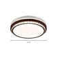 Coffee LED Ceiling Mount Simple Acrylic Rectangle/Square/Round Flush Light Fixture for Living Room in 3 Color Light/Remote Control Stepless Dimming Clearhalo 'Ceiling Lights' 'Close To Ceiling Lights' 'Close to ceiling' 'Flush mount' Lighting' 267538