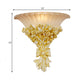 Modern Rose Flush Sconce Light Exquisite 1 Light Resin Wall Lighting Ideas in Beige Clearhalo 'Wall Lamps & Sconces' 'Wall Lights' Lighting' 268331