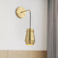 Gold Finish Bottle Sconce Lamp Minimalist Brass 1 Light Wall Mount Lamp with Arm Clearhalo 'Wall Lamps & Sconces' 'Wall Lights' Lighting' 268371