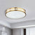 Drum Ceiling Light Simple K9 Crystal Gold 16"/19.5"/23.5" Wide LED Flush Mount Light Fixture in 3 Color/Remote Control Steplesss Dimming Light Gold 16" Clearhalo 'Ceiling Lights' 'Close To Ceiling Lights' 'Close to ceiling' 'Flush mount' Lighting' 268594