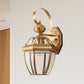 Traditional Urn Sconce Metal 1 Bulb Wall Mounted Light Fixture in Brass for Dining Room Clearhalo 'Wall Lamps & Sconces' 'Wall Lights' Lighting' 268898