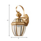 Traditional Urn Sconce Metal 1 Bulb Wall Mounted Light Fixture in Brass for Dining Room Clearhalo 'Wall Lamps & Sconces' 'Wall Lights' Lighting' 268901