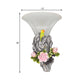 Grey Rock Garden Wall Light Fixture Modernist Resin 1 Light Engraved Surface Wall Sconce Clearhalo 'Wall Lamps & Sconces' 'Wall Lights' Lighting' 271610