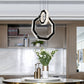 Polygon Crystal Chandelier Light Minimalist Led Black Pendant Lighting Fixture Clearhalo 'Ceiling Lights' 'Modern Pendants' 'Modern' 'Pendant Lights' 'Pendants' Lighting' 272386