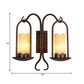 Traditional Style Cylinder Wall Mounted Lamp 1/2-Light Marble Wall Sconce in Black for Foyer Clearhalo 'Wall Lamps & Sconces' 'Wall Lights' Lighting' 273068