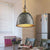Antique Style Dome Pendant Lamp 1 Light Wrought Iron Hanging Light Fixture with Cord in Black/Rust Dark Gray Clearhalo 'Art Deco Pendants' 'Black' 'Cast Iron' 'Ceiling Lights' 'Ceramic' 'Crystal' 'Industrial Pendants' 'Industrial' 'Metal' 'Middle Century Pendants' 'Pendant Lights' 'Pendants' 'Rustic Pendants' 'Tiffany' Lighting' 2730