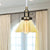 Conical Hanging Light Fixture Vintage Style Amber/Clear Glass and Metal 1 Head Kitchen Pendant Lamp in Black/Bronze/Brass Bronze Amber Clearhalo 'Art Deco Pendants' 'Black' 'Cast Iron' 'Ceiling Lights' 'Ceramic' 'Crystal' 'Industrial Pendants' 'Industrial' 'Metal' 'Middle Century Pendants' 'Pendant Lights' 'Pendants' 'Rustic Pendants' 'Tiffany' Lighting' 273656