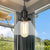 Conical Hanging Light Fixture Vintage Style Amber/Clear Glass and Metal 1 Head Kitchen Pendant Lamp in Black/Bronze/Brass Black Clear Clearhalo 'Art Deco Pendants' 'Black' 'Cast Iron' 'Ceiling Lights' 'Ceramic' 'Crystal' 'Industrial Pendants' 'Industrial' 'Metal' 'Middle Century Pendants' 'Pendant Lights' 'Pendants' 'Rustic Pendants' 'Tiffany' Lighting' 273668