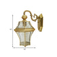 Birdcage Metal Wall Sconce Traditional 1 Bulb Brass Living Room Wall Lighting Fixture Clearhalo 'Wall Lamps & Sconces' 'Wall Lights' Lighting' 273713