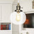 Global Pendant Light Fixture Vintage Style Amber/Clear Ridged Glass 1 Light Living Room Adjustable Ceiling Light in Black/Bronze/Brass Bronze Clear Clearhalo 'Art Deco Pendants' 'Black' 'Cast Iron' 'Ceiling Lights' 'Ceramic' 'Crystal' 'Industrial Pendants' 'Industrial' 'Metal' 'Middle Century Pendants' 'Pendant Lights' 'Pendants' 'Rustic Pendants' 'Tiffany' Lighting' 274029