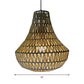 Modernism Pear Pendant Lighting Paper 1 Bulb Hanging Light Fixture in Beige Clearhalo 'Ceiling Lights' 'Pendant Lights' 'Pendants' Lighting' 274653
