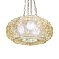 Modernist Lantern Hanging Light Rattan 1 Bulb Ceiling Pendant Lamp in Wood for Living Room Clearhalo 'Ceiling Lights' 'Modern Pendants' 'Modern' 'Pendant Lights' 'Pendants' Lighting' 274739