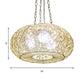 Modernist Lantern Hanging Light Rattan 1 Bulb Ceiling Pendant Lamp in Wood for Living Room Clearhalo 'Ceiling Lights' 'Modern Pendants' 'Modern' 'Pendant Lights' 'Pendants' Lighting' 274740