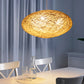 Modernism Weave Pendant Lighting Rope 1 Bulb Hanging Light Fixture in Wood for Dining Room Clearhalo 'Ceiling Lights' 'Modern Pendants' 'Modern' 'Pendant Lights' 'Pendants' Lighting' 274785