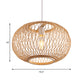 Woven Pendant Lighting Traditionary Bamboo 1 Bulb 16"/19.5" Wide Wood Hanging Lamp Kit Clearhalo 'Ceiling Lights' 'Modern Pendants' 'Modern' 'Pendant Lights' 'Pendants' Lighting' 274823