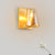 Modern Indoor Wall Sconce Conical Brass Glass Single Light Living Room Wall Mount Lamp - Brass - Clearhalo - 'Cast Iron' - 'Glass' - 'Industrial' - 'Modern wall lights' - 'Modern' - 'Tiffany' - 'Traditional wall lights' - 'Wall Lamps & Sconces' - 'Wall Lights' - Lighting' - 275147
