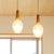 1 Bulb Dome/Jar Pendant Lighting Modernist Bamboo Hanging Light Fixture in Wood for Dining Room Wood A Clearhalo 'Ceiling Lights' 'Modern Pendants' 'Modern' 'Pendant Lights' 'Pendants' Lighting' 275309