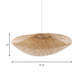 Handmade Suspension Lighting Traditional Bamboo 1 Bulb Wood Hanging Ceiling Light Clearhalo 'Ceiling Lights' 'Modern Pendants' 'Modern' 'Pendant Lights' 'Pendants' Lighting' 275460