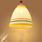 10"/14"/16" Wide Tapered Ceiling Lamp Modern Rattan 1 Bulb Yellow/Brown Hanging Pendant Light Yellow Clearhalo 'Ceiling Lights' 'Modern Pendants' 'Modern' 'Pendant Lights' 'Pendants' Lighting' 276640