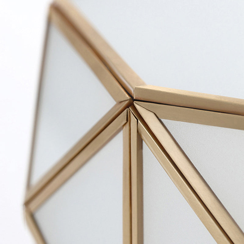 3/4/6 Lights Octagon Flush Mount Fixture Minimalist Brass Metal Ceiling Mounted Lamp for Bedroom, 14"/16.5"/20.5" W Clearhalo 'Ceiling Lights' 'Close To Ceiling Lights' 'Close to ceiling' 'Flush mount' Lighting' 277385