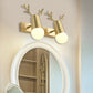 Globe Bathroom Vanity Light Traditionalism Metal 2/3-Head Brass Wall Sconce Lighting Clearhalo 'Vanity Lights' 'Wall Lights' Lighting' 277396
