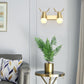 Globe Bathroom Vanity Light Traditionalism Metal 2/3-Head Brass Wall Sconce Lighting Clearhalo 'Vanity Lights' 'Wall Lights' Lighting' 277397