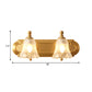 2/3-Light Metal Vanity Wall Light Traditional Brass Flower Bathroom Wall Mounted Lighting Clearhalo 'Vanity Lights' 'Wall Lights' Lighting' 277833
