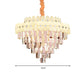 Layered Ceiling Chandelier Contemporary Clear Crystal 12/16/22 Lights Living Room Down Lighting Clearhalo 'Ceiling Lights' 'Chandeliers' Lighting' options 278753