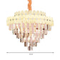 Layered Ceiling Chandelier Contemporary Clear Crystal 12/16/22 Lights Living Room Down Lighting Clearhalo 'Ceiling Lights' 'Chandeliers' Lighting' options 278760