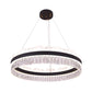 Circle Living Room Chandelier Lighting Fixture LED Simple Drop Pendant in Gold/Black Clearhalo 'Ceiling Lights' 'Pendant Lights' 'Pendants' Lighting' 278945