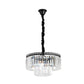 2/3 Tiers Chandelier Light Fixture Modern Swirl Crystal/Tri-Sided Crystal Rod 4/9 Lights Clear Hanging Ceiling Light Clearhalo 'Ceiling Lights' 'Chandeliers' 'Clear' 'Industrial' 'Modern Chandeliers' 'Modern' 'Tiffany' 'Traditional Chandeliers' Lighting' 279532