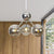 13"/27.5"/34" W Orbit Shade Hanging Chandelier Light Industrial Style Amber/Clear/Smoke Gray Glass 3/9/12 Lights Warehouse Pendant Lamp 3 Smoke Gray 13" Clearhalo 'Ceiling Lights' 'Chandeliers' 'Clear' 'Glass shade' 'Glass' 'Industrial Chandeliers' 'Industrial' 'Middle Century Chandeliers' 'Modern' 'Tiffany' 'Traditional Chandeliers' Lighting' 282078