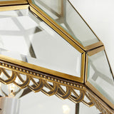 Clear Glass Bowl Chandelier Lamp Colonial 7 Heads Kitchen Pendant Light Fixture Clearhalo 'Ceiling Lights' 'Chandeliers' 'Glass shade' 'Glass' Lighting' 283770