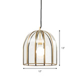Oval/Bell Clear Glass Hanging Light Kit Simple 1 Light 12"/12.5"/13" Wide Dining Room Suspension Pendant Lamp Clearhalo 'Ceiling Lights' 'Glass shade' 'Glass' 'Pendant Lights' 'Pendants' Lighting' 285591