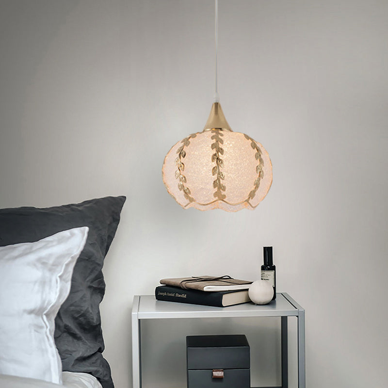 White 1 Light Hanging Pendant Traditional Plastic Dome/Drum/Wide Flare Suspension Lamp for Dining Room White Globe Clearhalo 'Ceiling Lights' 'Chandeliers' 'Glass shade' 'Glass' 'Pendant Lights' 'Pendants' Lighting' 285960