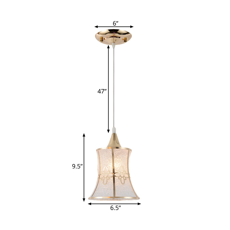 White 1 Light Hanging Pendant Traditional Plastic Dome/Drum/Wide Flare Suspension Lamp for Dining Room Clearhalo 'Ceiling Lights' 'Chandeliers' 'Glass shade' 'Glass' 'Pendant Lights' 'Pendants' Lighting' 285980