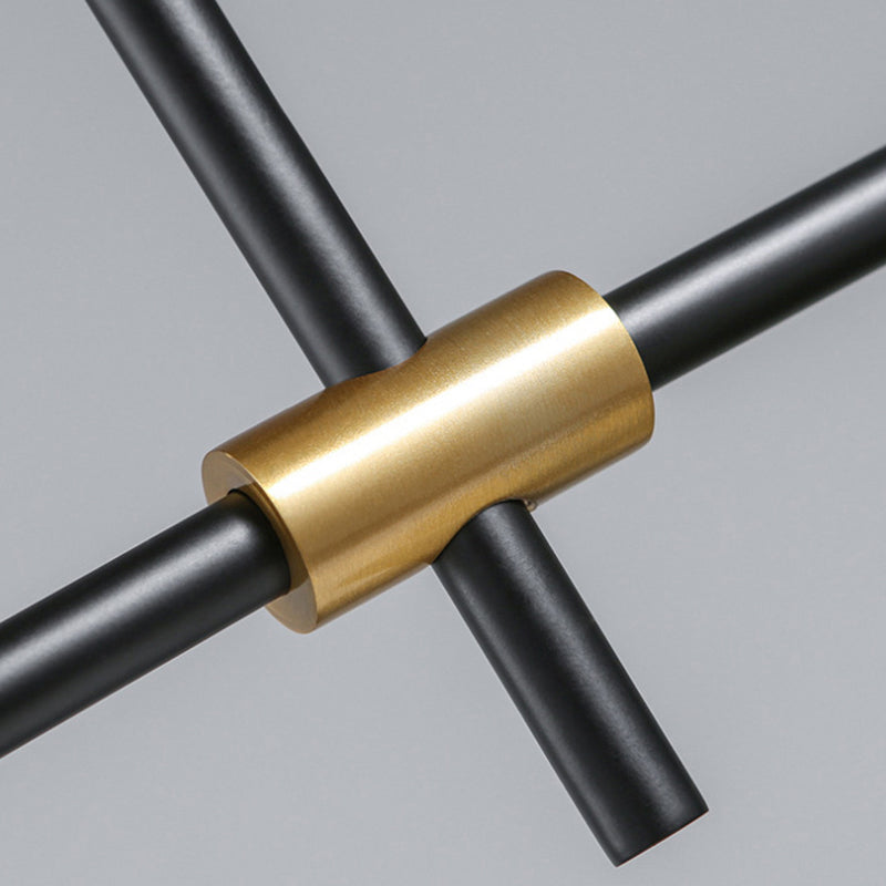 Metal Cone Island Light Contemporary 3 Heads Dining Room Hanging Ceiling Light in Gold/Black Clearhalo 'Ceiling Lights' 'Glass shade' 'Glass' 'Island Lights' 'Pendant Lights' Lighting' 288872