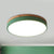 Circular Flush Mount Modern Metal 12"/16"/19.5" Wide LED Green Close to Ceiling Lighting with Acrylic Diffuser Green Clearhalo 'Ceiling Lights' 'Close To Ceiling Lights' 'Close to ceiling' 'Flush mount' Lighting' 289166