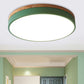 Circular Flush Mount Modern Metal 12"/16"/19.5" Wide LED Green Close to Ceiling Lighting with Acrylic Diffuser Clearhalo 'Ceiling Lights' 'Close To Ceiling Lights' 'Close to ceiling' 'Flush mount' Lighting' 289167