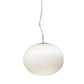 White Glass Oval Pendant Lamp Minimalist 1 Head 9.5"/18" Wide Hanging Light Fixture for Dining Room Clearhalo 'Ceiling Lights' 'Modern Pendants' 'Modern' 'Pendant Lights' 'Pendants' Lighting' 289222