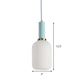 1 Head Dining Room Pendant Light Macaron Black/Pink/Blue Hanging Lamp with Cylinder/Oval/Drum White Glass Shade, 5"/8"/12" Wide Clearhalo 'Ceiling Lights' 'Glass shade' 'Glass' 'Modern Pendants' 'Modern' 'Pendant Lights' 'Pendants' Lighting' 289682