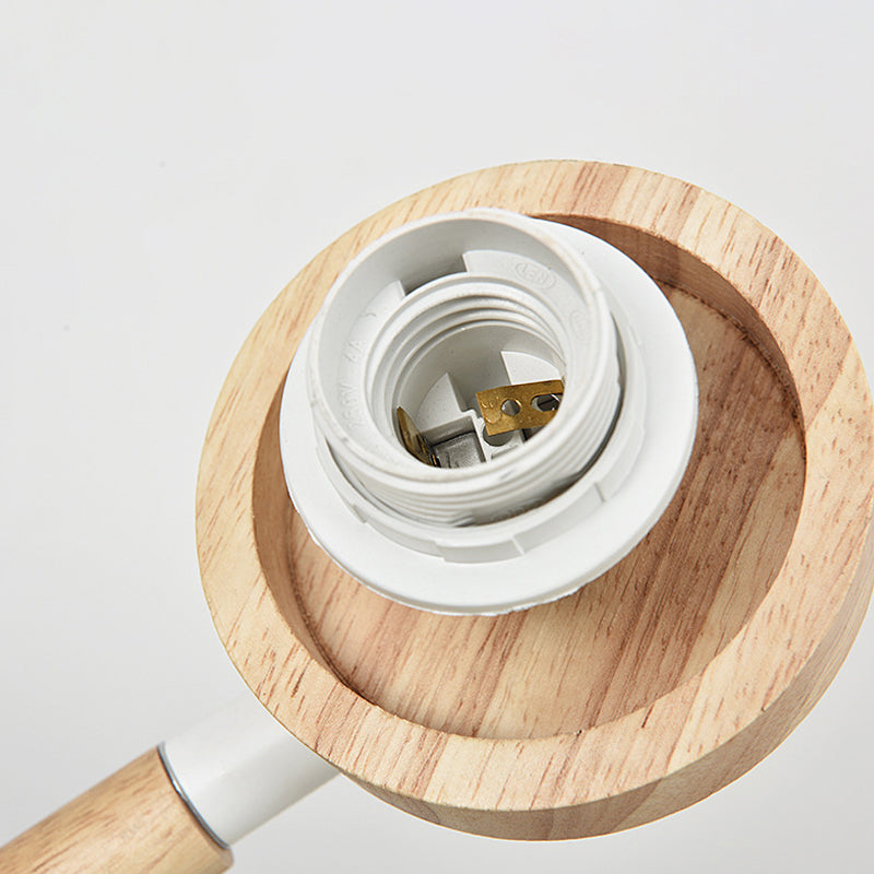 Conical Chandelier Light Fixture Nordic Style Frosted Glass 6/8 Lights White Hanging Light for Living Room Clearhalo 'Ceiling Lights' 'Chandeliers' 'Glass shade' 'Glass' Lighting' 289779