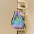 Teardrop Pendant Lighting Simple Purple/Green Dimpled Blown Glass 1 Light Dining Room Hanging Light Kit Green Clearhalo 'Ceiling Lights' 'Glass shade' 'Glass' 'Modern Pendants' 'Modern' 'Pendant Lights' 'Pendants' Lighting' 290202