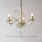 Gold Armed Chandelier Lighting Traditionary 3 Heads Metal Pendant Light Fixture for Dining Room Clearhalo 'Ceiling Lights' 'Chandeliers' Lighting' options 290697