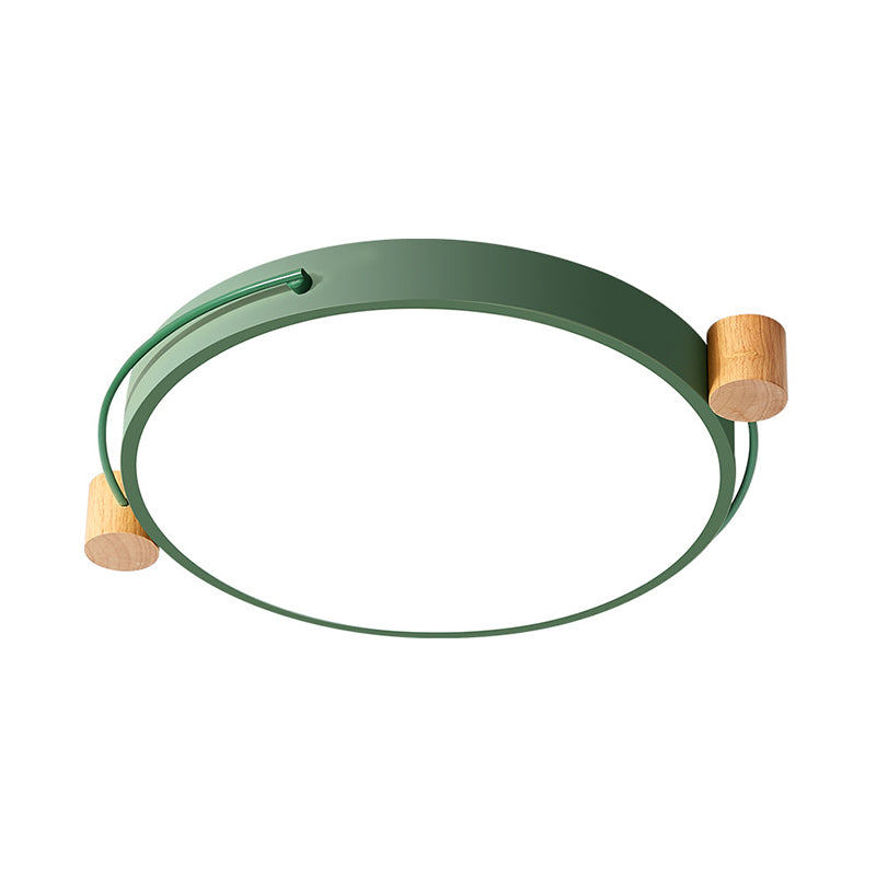 Minimalist Oval Ceiling Mount Light Fixture Metal LED 16"/19.5"/23.5" Long Bedroom Flushmount Lighting in Grey/White/Green, Warm/White Light Clearhalo 'Ceiling Lights' 'Close To Ceiling Lights' 'Close to ceiling' 'Flush mount' Lighting' 290901