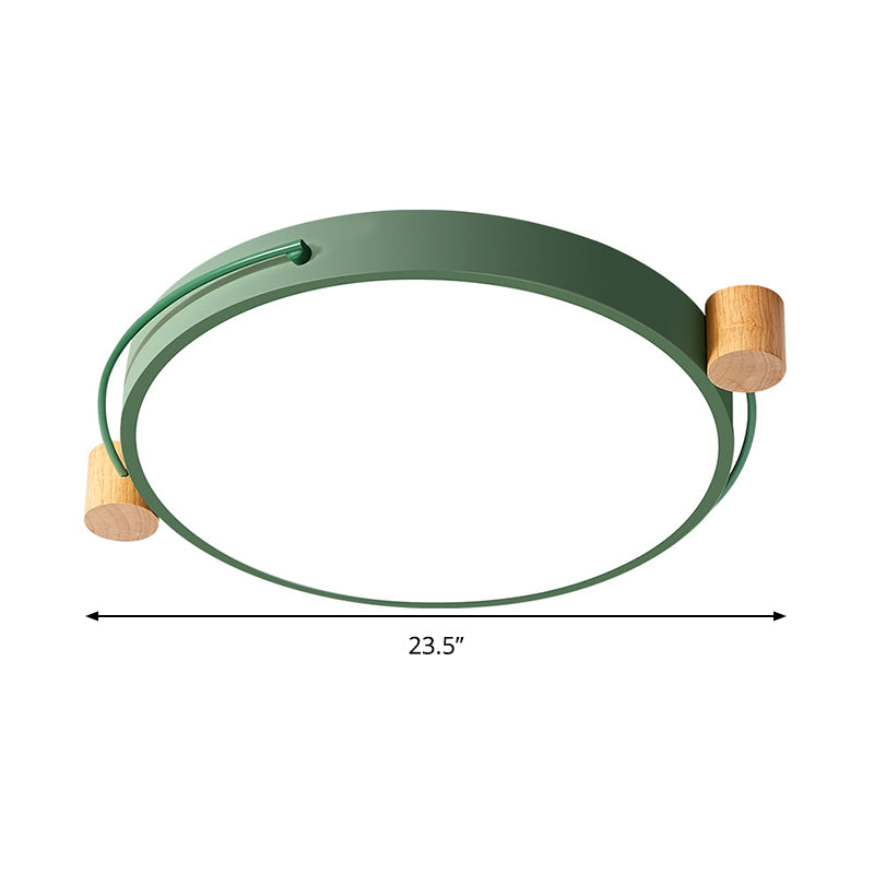 Minimalist Oval Ceiling Mount Light Fixture Metal LED 16"/19.5"/23.5" Long Bedroom Flushmount Lighting in Grey/White/Green, Warm/White Light Clearhalo 'Ceiling Lights' 'Close To Ceiling Lights' 'Close to ceiling' 'Flush mount' Lighting' 290904