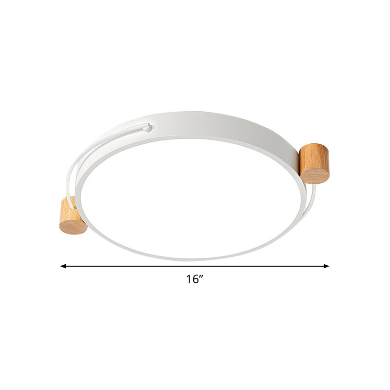 Minimalist Oval Ceiling Mount Light Fixture Metal LED 16"/19.5"/23.5" Long Bedroom Flushmount Lighting in Grey/White/Green, Warm/White Light Clearhalo 'Ceiling Lights' 'Close To Ceiling Lights' 'Close to ceiling' 'Flush mount' Lighting' 290920